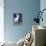 Le Chat Blanc-Artpoptart-Framed Premier Image Canvas displayed on a wall