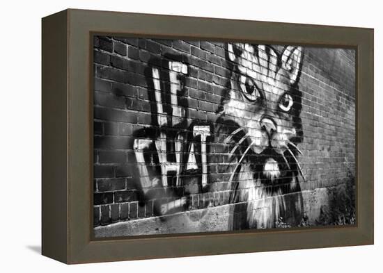 Le Chat Graffiti-null-Framed Stretched Canvas