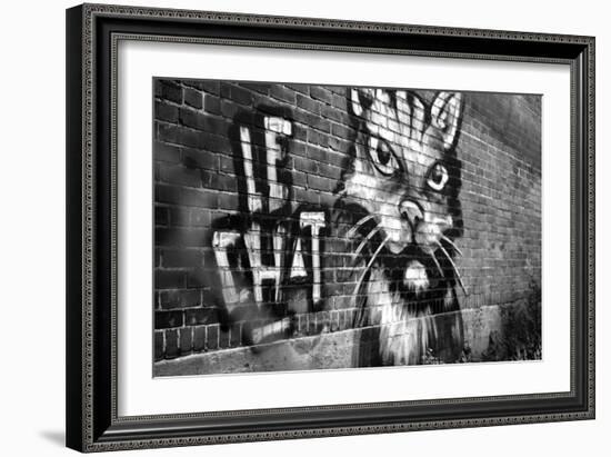 Le Chat Graffiti-null-Framed Photo