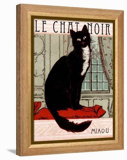 Le Chat Noir 1-null-Framed Premier Image Canvas