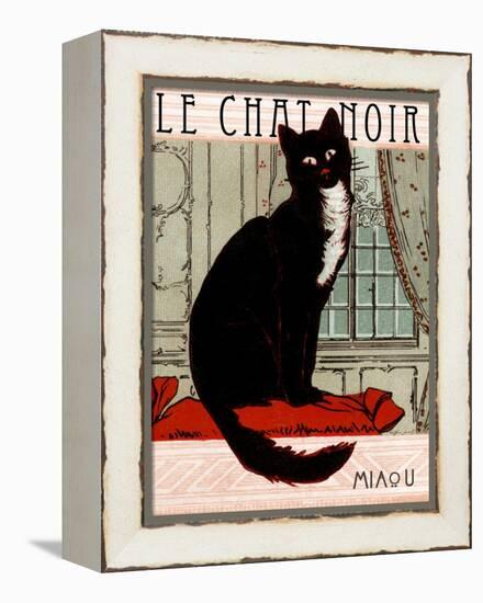 Le Chat Noir 1-null-Framed Premier Image Canvas