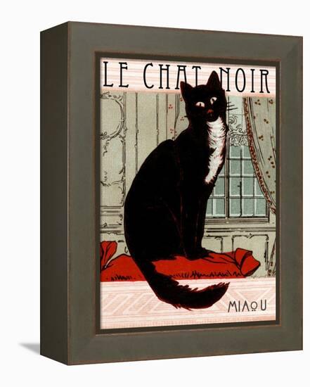 Le Chat Noir 1-null-Framed Premier Image Canvas