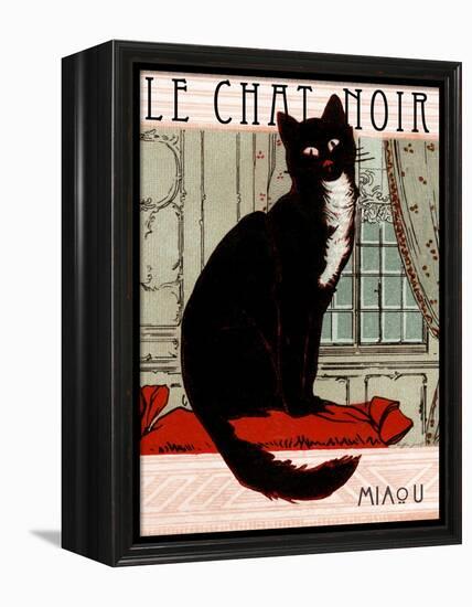 Le Chat Noir 1-null-Framed Premier Image Canvas