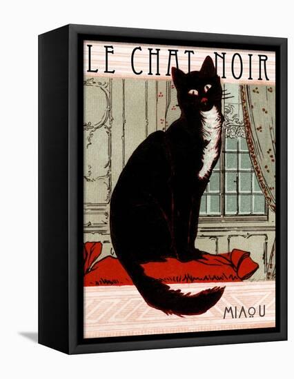 Le Chat Noir 1-null-Framed Premier Image Canvas