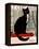 Le Chat Noir 1-null-Framed Premier Image Canvas