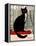 Le Chat Noir 1-null-Framed Premier Image Canvas