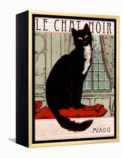 Le Chat Noir 1-null-Framed Premier Image Canvas