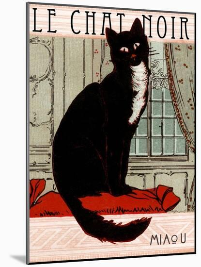 Le Chat Noir 1-null-Mounted Giclee Print