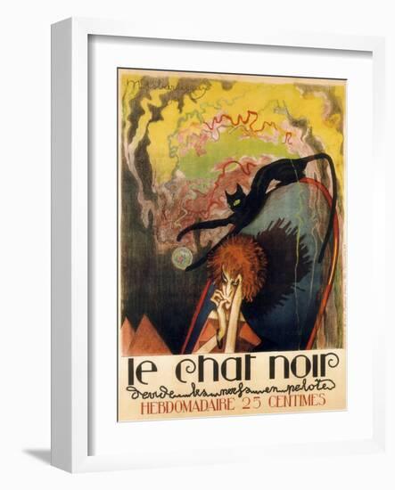 Le Chat Noir 2-Vintage Apple Collection-Framed Giclee Print