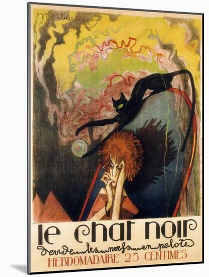 Le Chat Noir 2-Vintage Apple Collection-Mounted Giclee Print