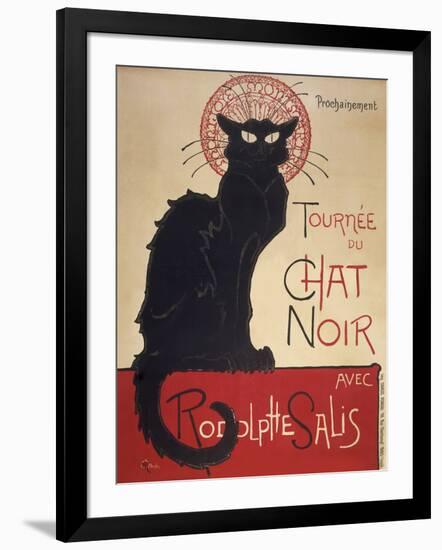 Le Chat Noir-Theophile Steinlen-Framed Giclee Print