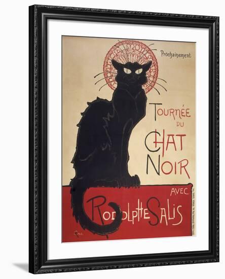 Le Chat Noir-Theophile Steinlen-Framed Giclee Print