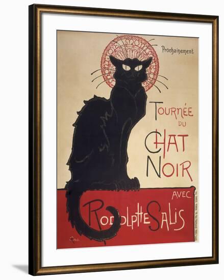 Le Chat Noir-Theophile Steinlen-Framed Giclee Print