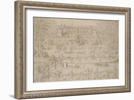 Le château d'Anet-Antoine Caron-Framed Giclee Print