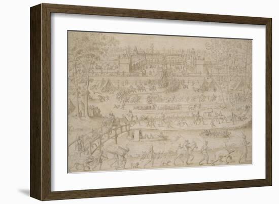 Le château d'Anet-Antoine Caron-Framed Giclee Print