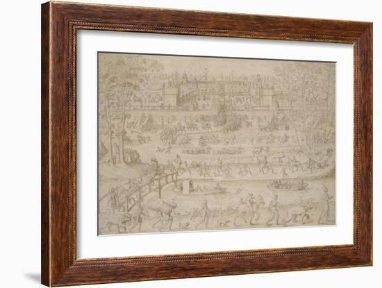Le château d'Anet-Antoine Caron-Framed Giclee Print