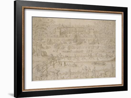 Le château d'Anet-Antoine Caron-Framed Giclee Print