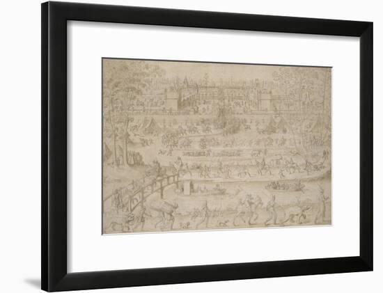 Le château d'Anet-Antoine Caron-Framed Giclee Print