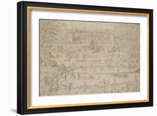 Le château d'Anet-Antoine Caron-Framed Giclee Print