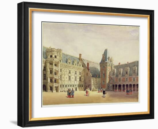 Le Chateau De Blois (W/C on Paper)-Thomas Shotter Boys-Framed Giclee Print