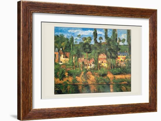 Le Chateau De Medan-Paul C?zanne-Framed Art Print