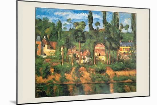 Le Chateau De Medan-Paul C?zanne-Mounted Art Print