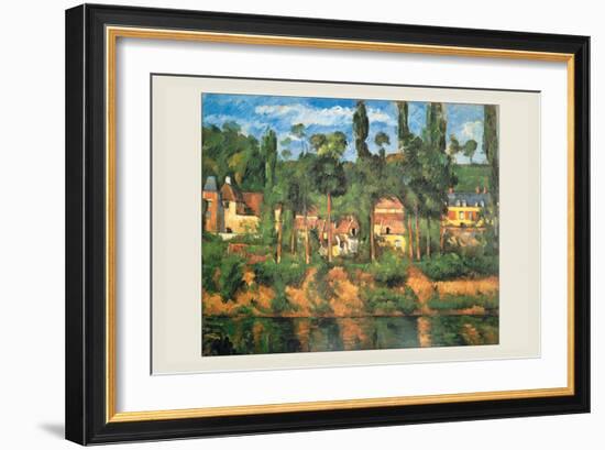 Le Chateau De Medan-Paul C?zanne-Framed Art Print