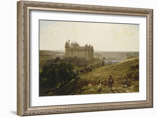 Le Château de Pierrefonds en restauré-Paul Huet-Framed Giclee Print