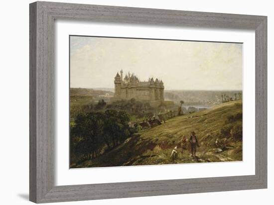 Le Château de Pierrefonds en restauré-Paul Huet-Framed Giclee Print