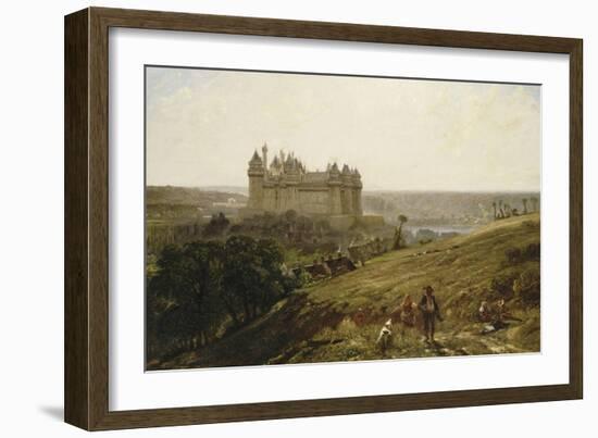 Le Château de Pierrefonds en restauré-Paul Huet-Framed Giclee Print