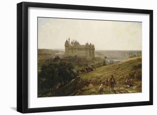 Le Château de Pierrefonds en restauré-Paul Huet-Framed Giclee Print