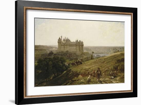 Le Château de Pierrefonds en restauré-Paul Huet-Framed Giclee Print