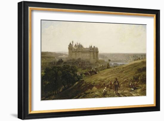 Le Château de Pierrefonds en restauré-Paul Huet-Framed Giclee Print