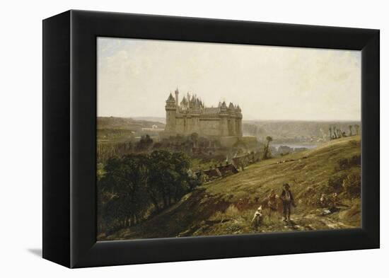 Le Château de Pierrefonds en restauré-Paul Huet-Framed Premier Image Canvas