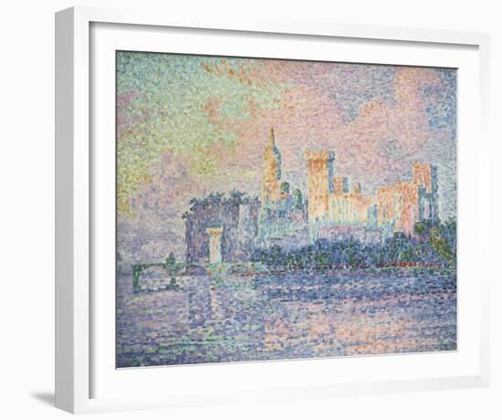 Le Chateau des Papes, 1909-Paul Signac-Framed Giclee Print