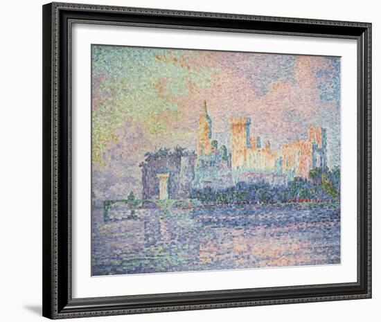 Le Chateau des Papes, 1909-Paul Signac-Framed Giclee Print