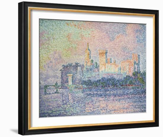 Le Chateau des Papes, 1909-Paul Signac-Framed Giclee Print
