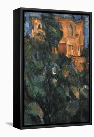 Le Chateau Noir, (Detail), 1904-1906-Paul Cézanne-Framed Premier Image Canvas