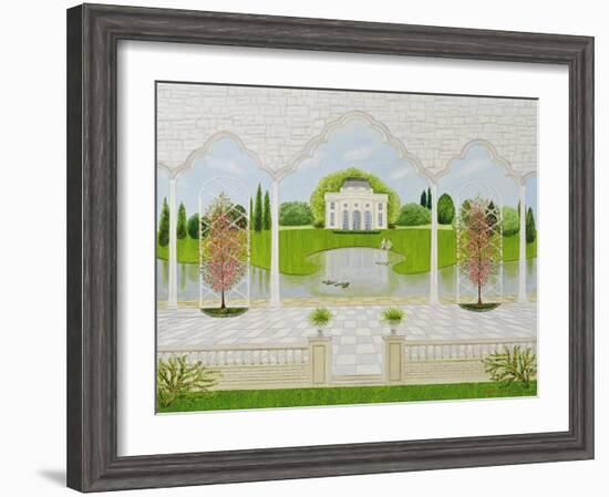 Le Chateau Rose, 1993-Mark Baring-Framed Giclee Print