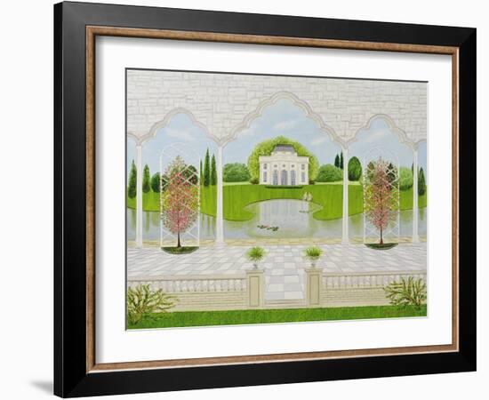 Le Chateau Rose, 1993-Mark Baring-Framed Giclee Print