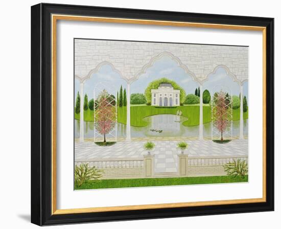 Le Chateau Rose, 1993-Mark Baring-Framed Giclee Print