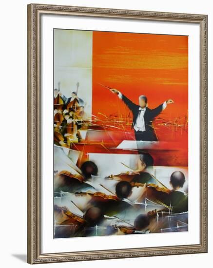 Le chef d'orchestre-Raymond Poulet-Framed Limited Edition