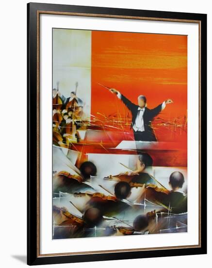 Le chef d'orchestre-Raymond Poulet-Framed Limited Edition