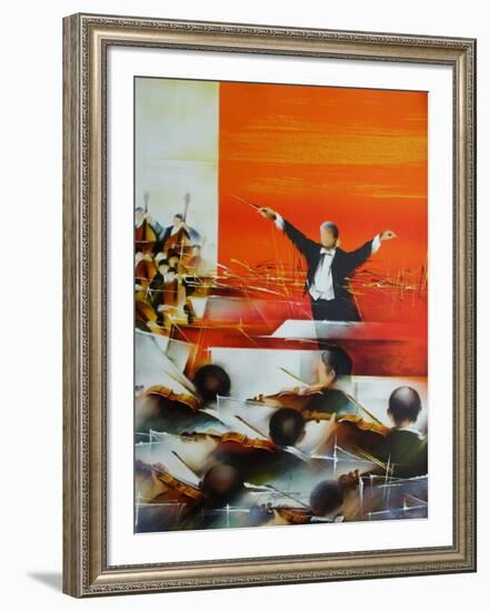 Le chef d'orchestre-Raymond Poulet-Framed Limited Edition