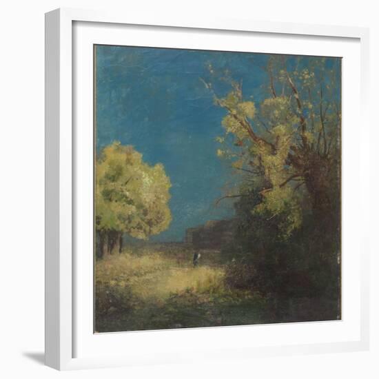 Le chemin à Peyrelebade-Odilon Redon-Framed Giclee Print