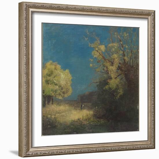 Le chemin à Peyrelebade-Odilon Redon-Framed Giclee Print