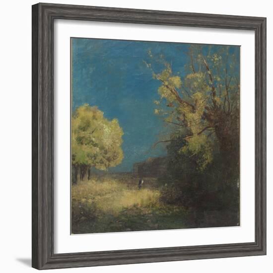 Le chemin à Peyrelebade-Odilon Redon-Framed Giclee Print