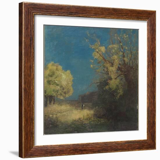 Le chemin à Peyrelebade-Odilon Redon-Framed Giclee Print