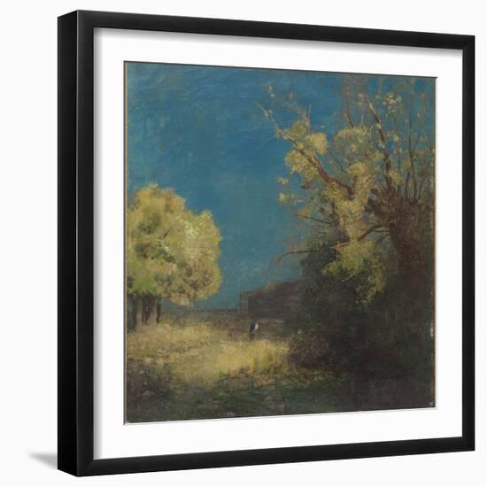 Le chemin à Peyrelebade-Odilon Redon-Framed Giclee Print