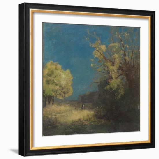 Le chemin à Peyrelebade-Odilon Redon-Framed Giclee Print